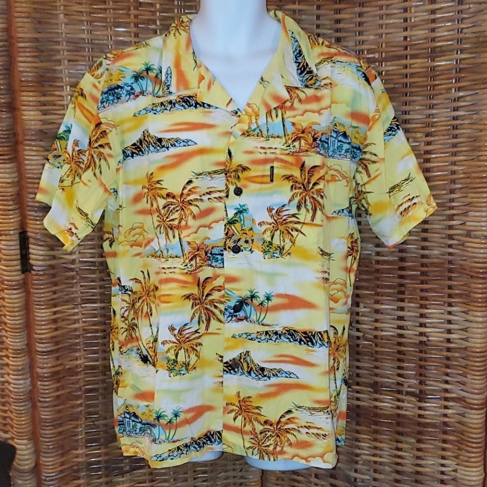 Vintage Palmwave Aloha Hawaii Shirt XL